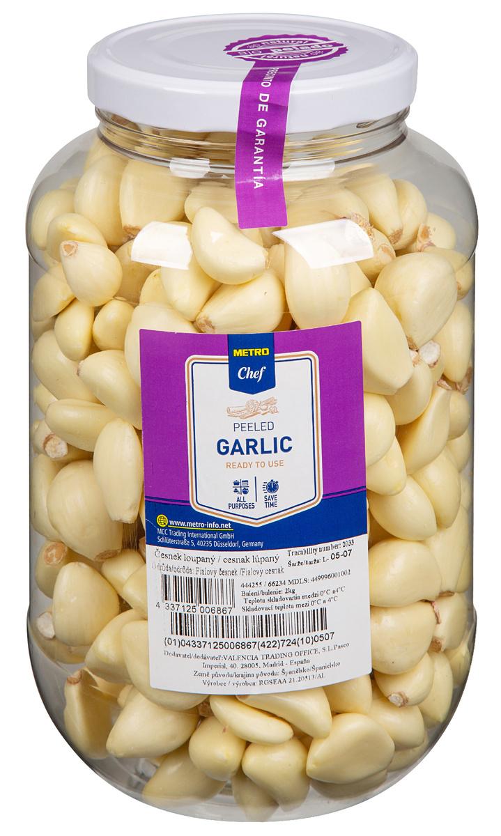 METRO Chef Česnek červený loupaný 2 kg