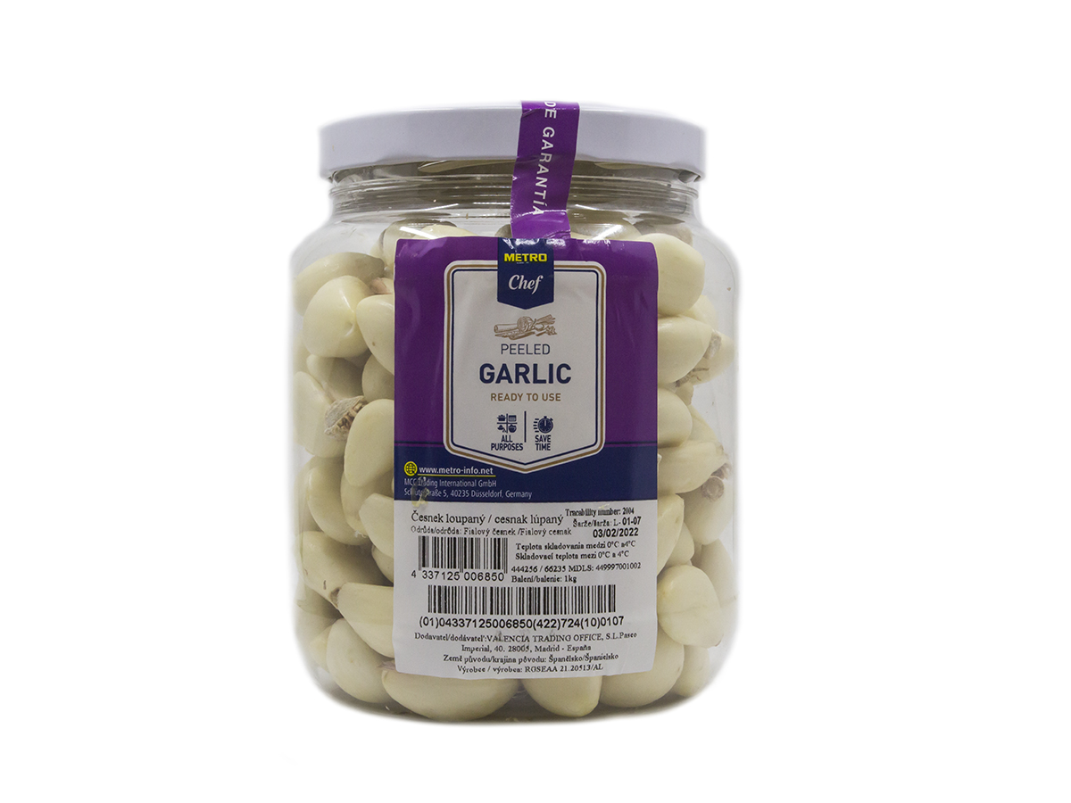 METRO Chef Česnek červený loupaný 1 kg