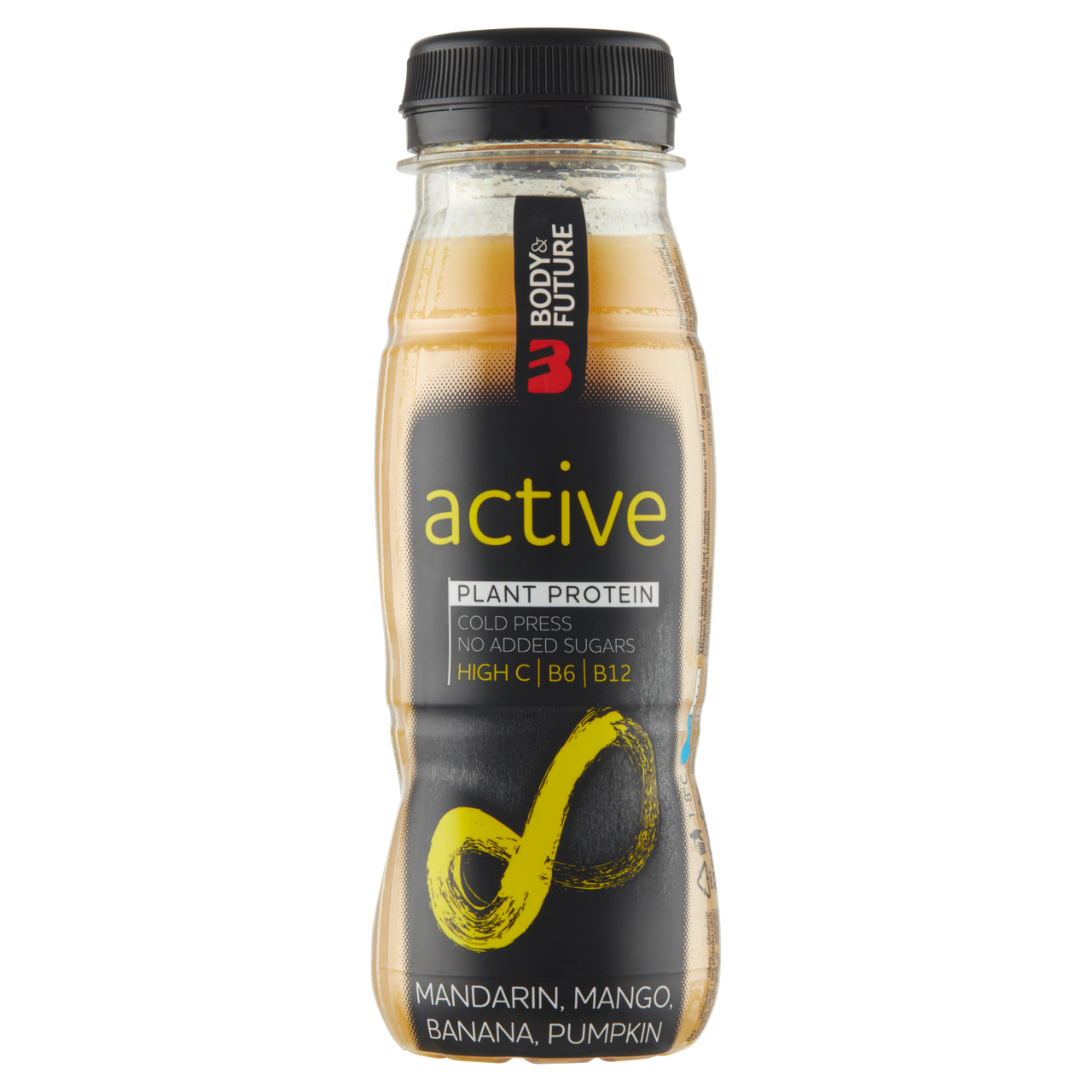 Body&Future Active vícedruhový ovocný nápoj s dýňovým pyré 200 ml PET
