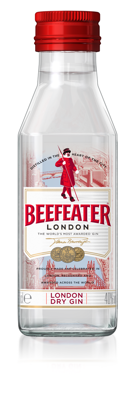 BEEFEATER Gin 40 % 12 x 50 ml
