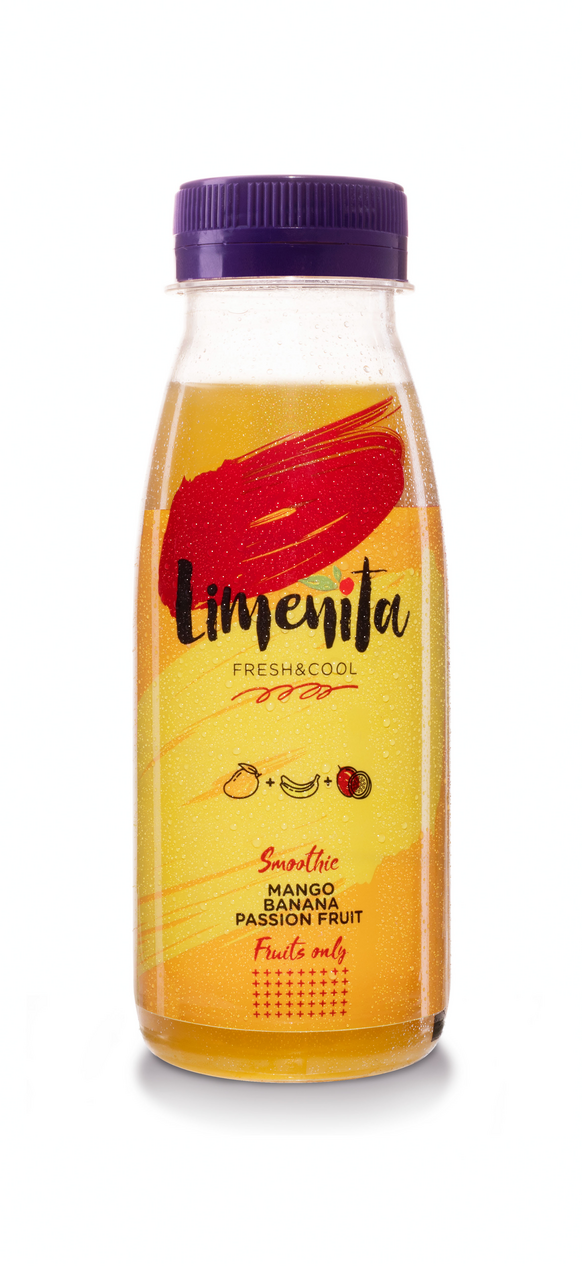 Limenita Fresh&Cool Smoothie mango-banán-maracuja chlaz. 250 ml PET
