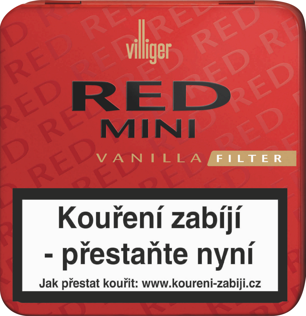 VILLIGER Red Mini Filter Q/R doutníky 20 ks