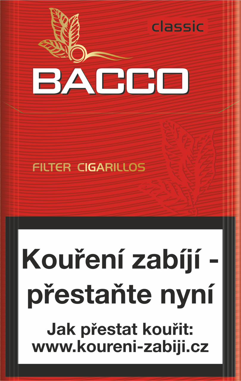 BACCO Filter Cigarillos Classic Q/R doutníky 17 ks