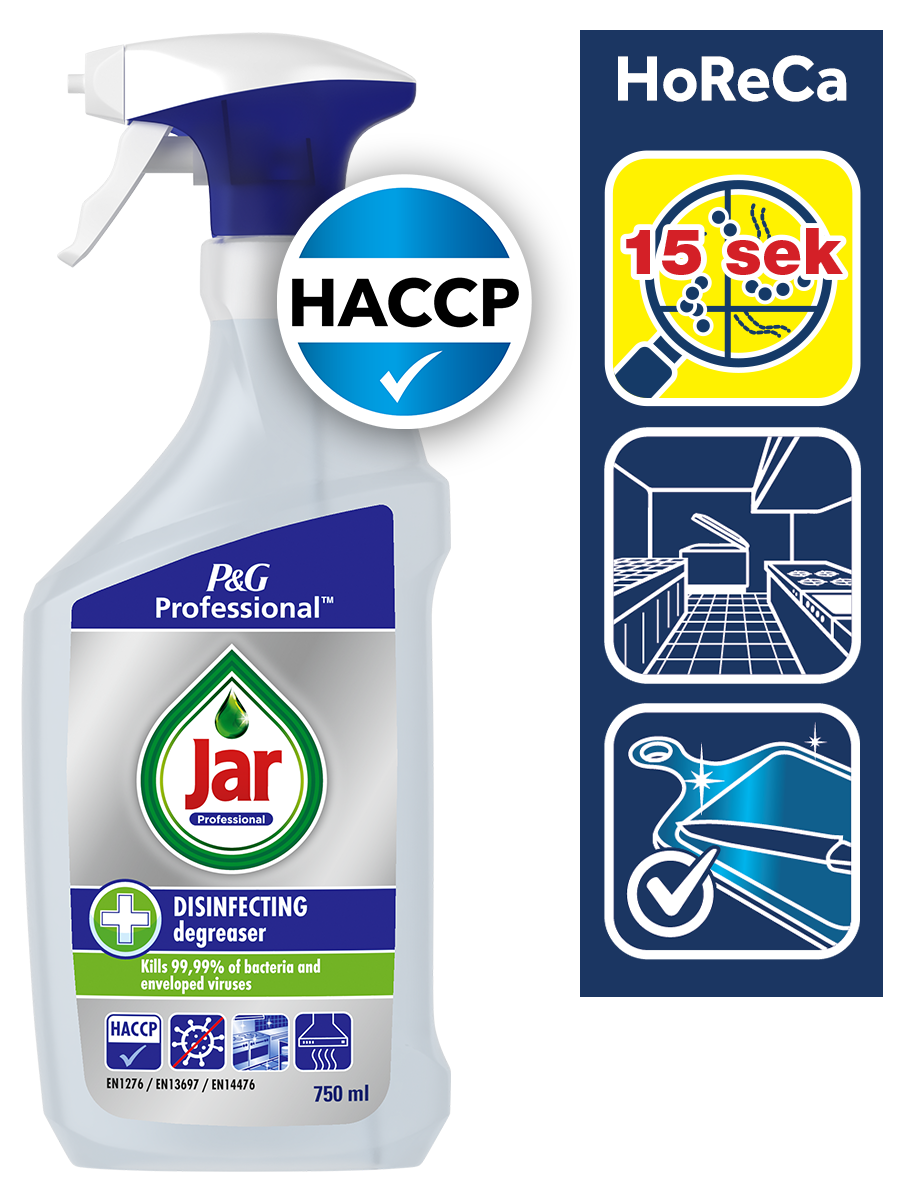 Jar Professional Odmašťovač s dezinfekcí 750 ml