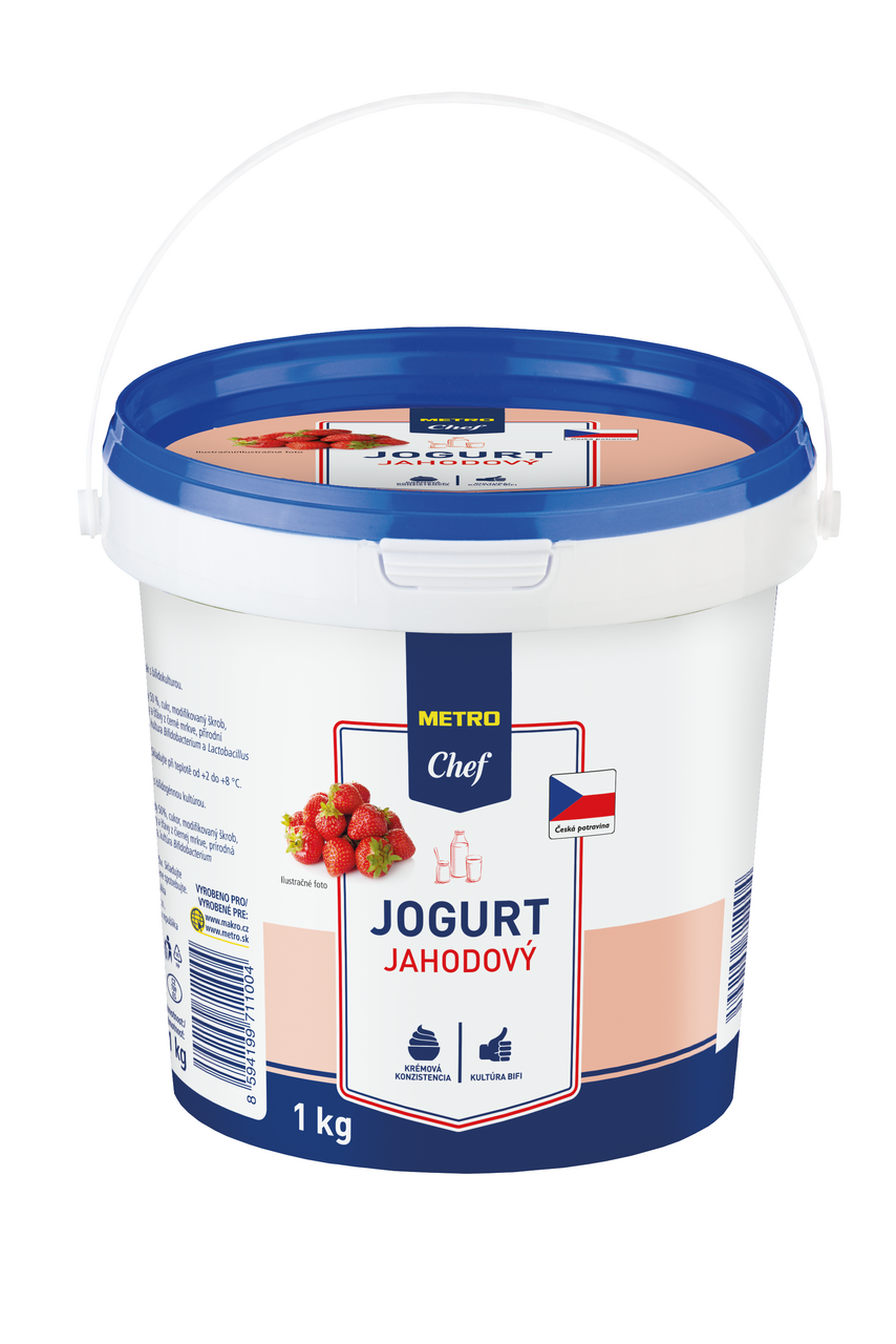 METRO Chef Jogurt jahoda 2,9 % tuku chlaz. 1 kg