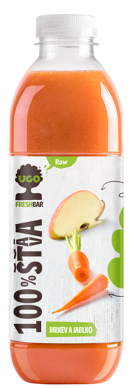 UGO Šťáva mrkev+jablko CZ 750 ml PET