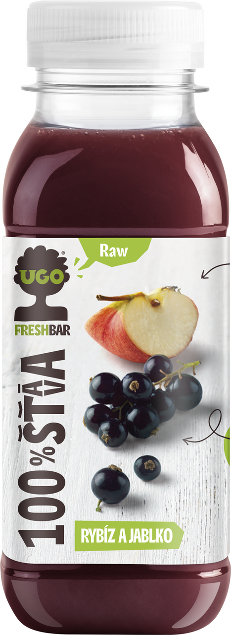 UGO Šťáva rybíz/ jablko CZ 250 ml PET