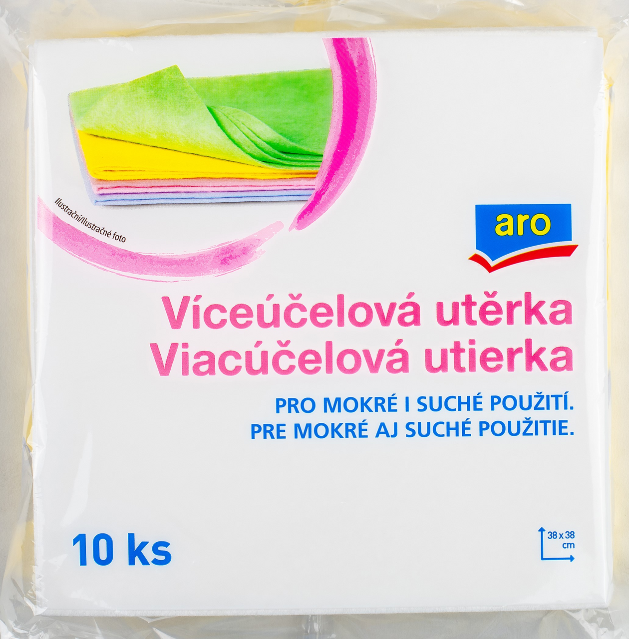 aro Utěrka víceúčelová pro mokré i suché použití 10 ks