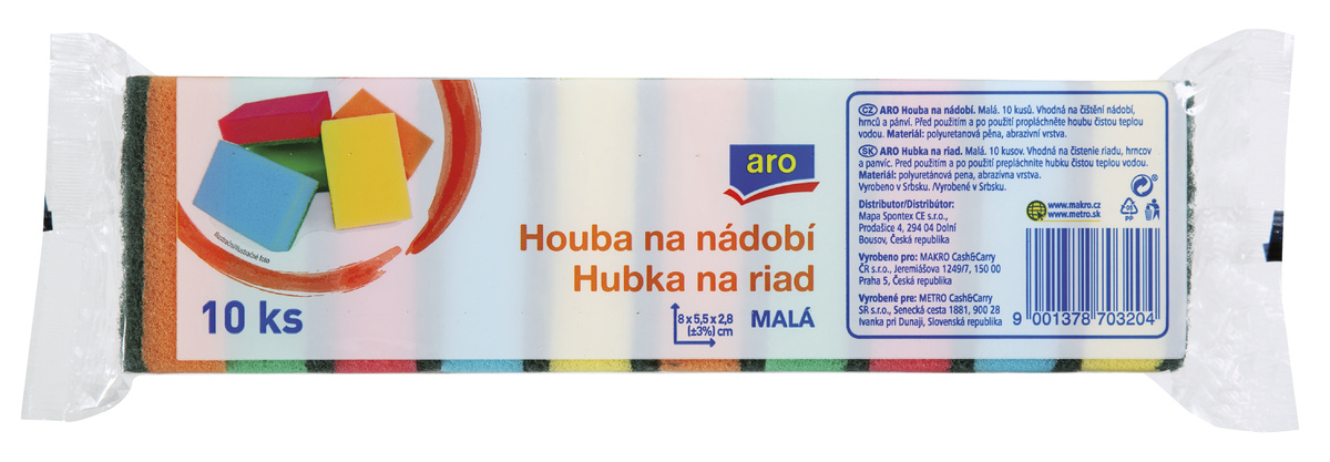 aro Houba na nádobí malá 10 ks