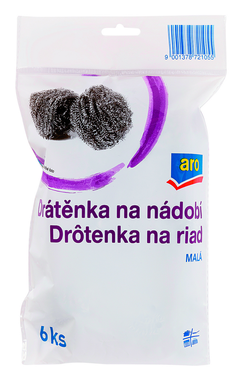 aro Drátěnka na nádobí malá 6 ks