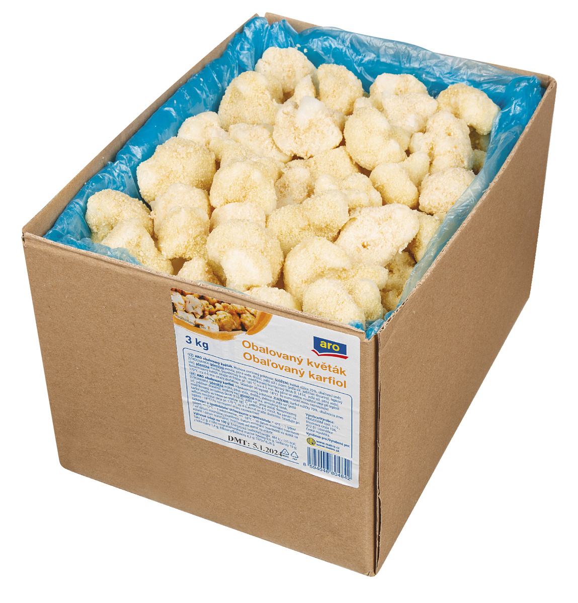 aro Květák obalovaný mraž. 3 kg