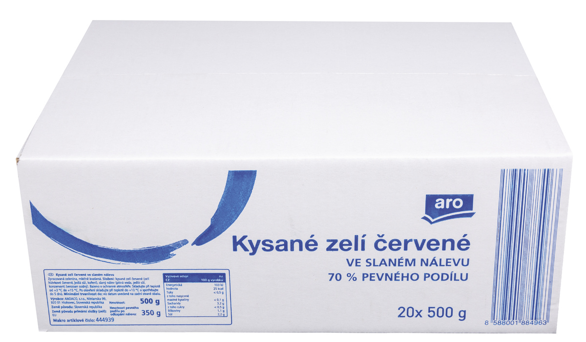 aro Kysané zelí červené SK chlaz. 500 g
