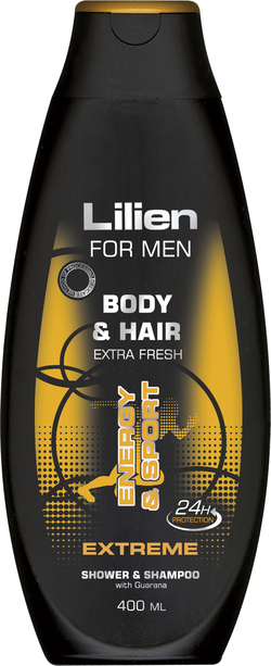 Lilien For Men Extra Fresh Extreme Sprchový gel 400 ml