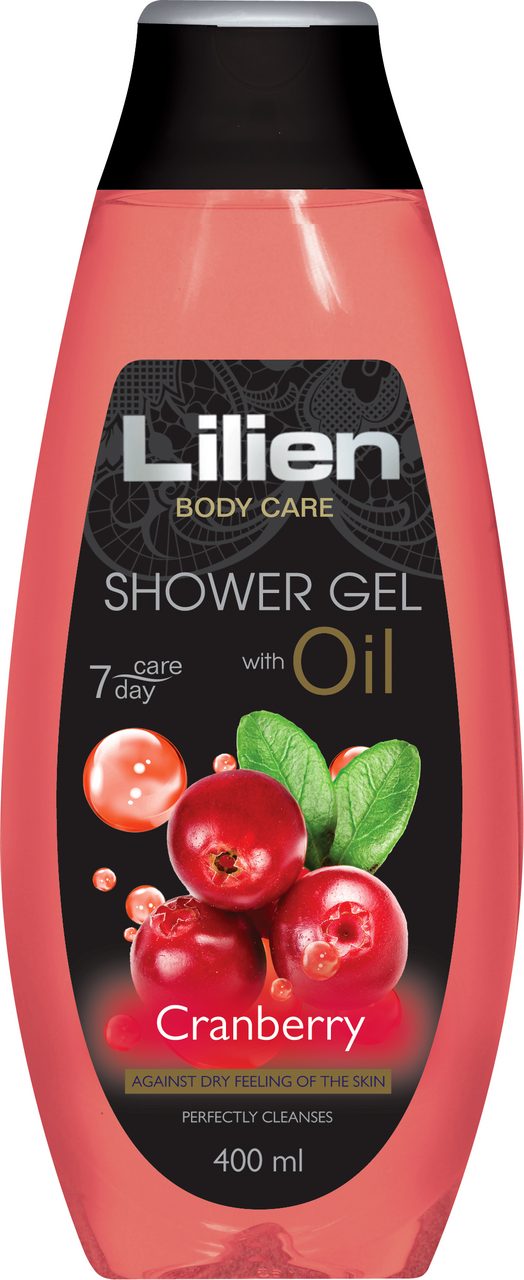 Lilien Body Care Cranberry Sprchový gel 400 ml