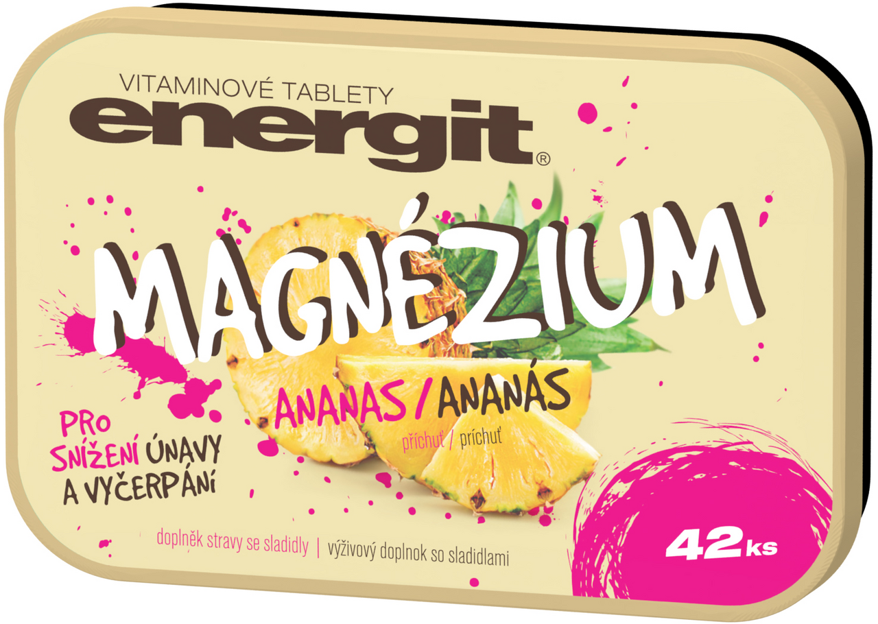 energit Magnézium příchuť ananas 42 ks 38 g
