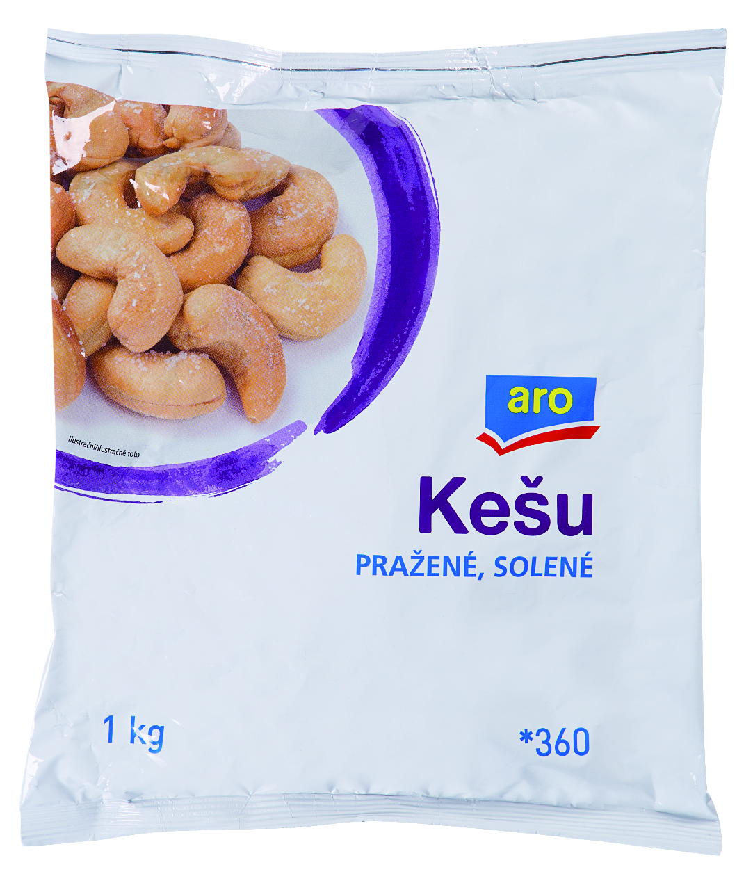 aro Kešu pražené solené 1 kg