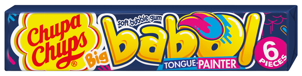 Chupa Chups Big Babol Tongue Painter žvýkačky 20 x 27,6 g