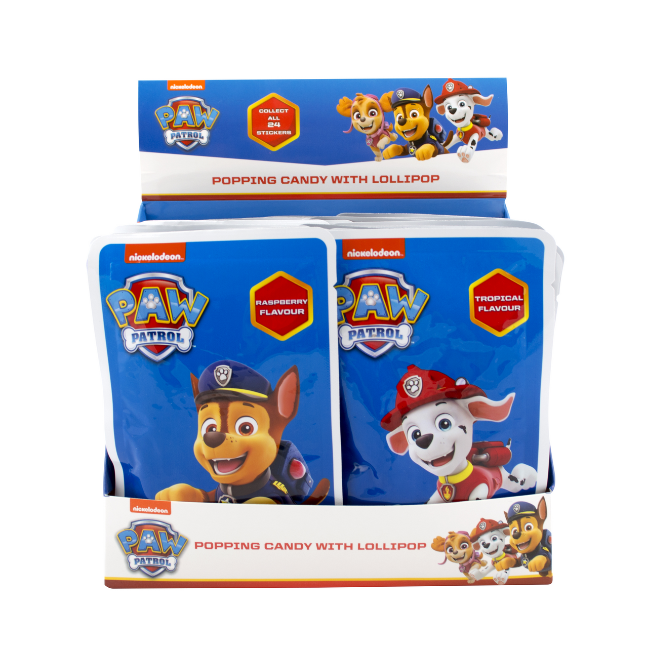 VIDAL Paw Patrol Lízátko s práškem 36 x 15 g