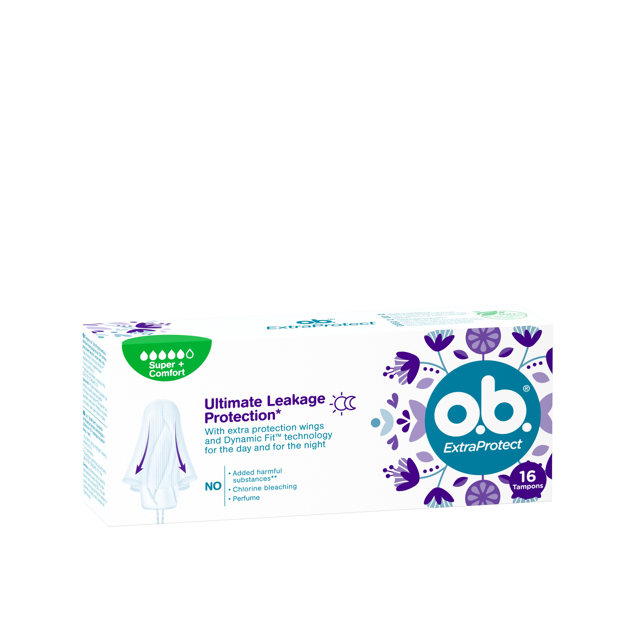 o.b. Extra Protect Super+ tampony 16 ks