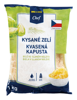 METRO Chef Zelí kysané bílé 85% CZ chlaz. 1 kg