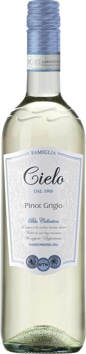 Cielo Famiglia 1908 Pinot Grigio 6 x 750 ml