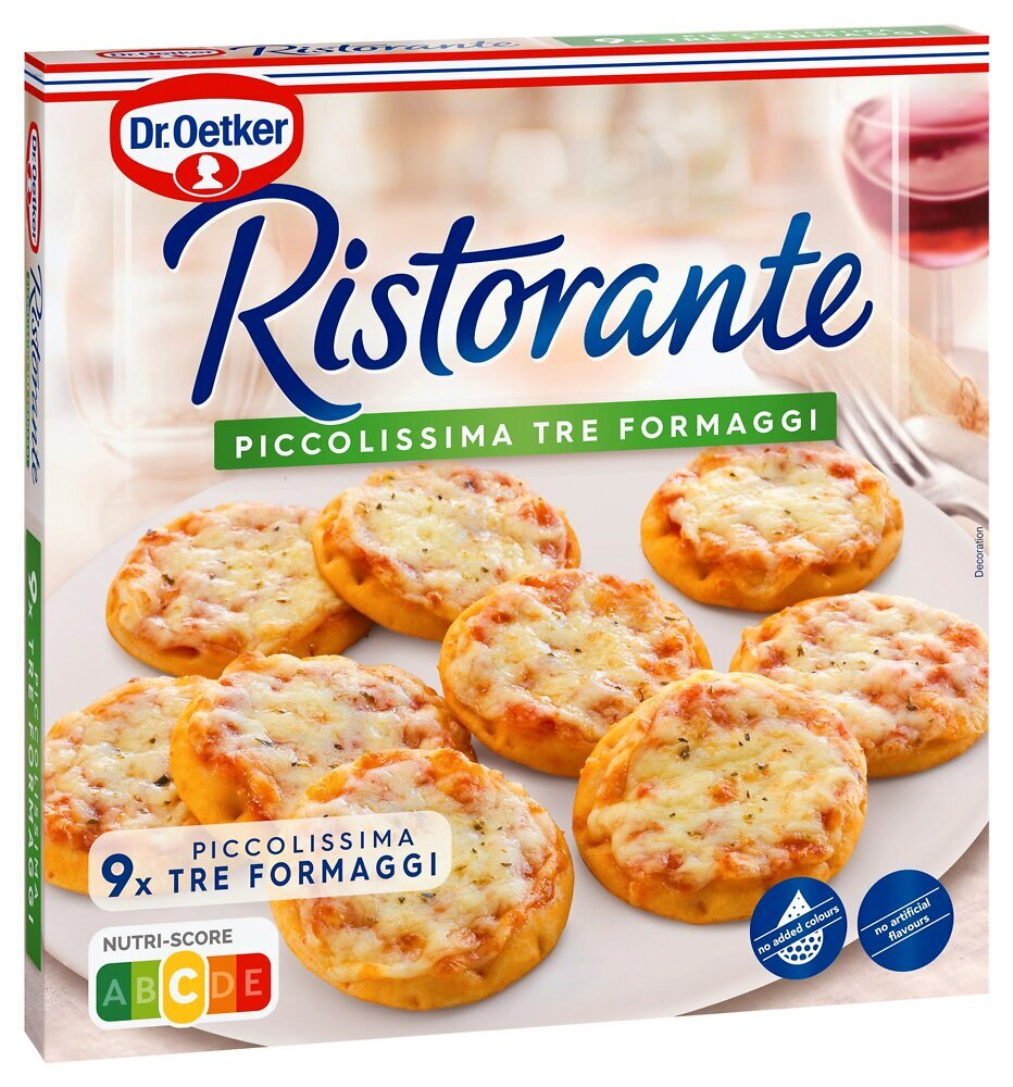 RISTORANTE Pizza Piccolissima Tre Formaggi mraž. 216 g