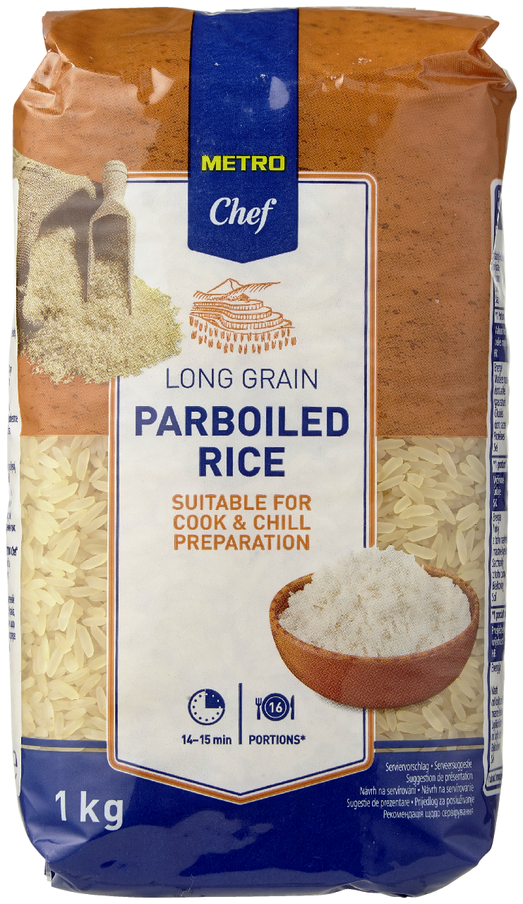 METRO Chef Parboiled Rýže dlouhozrnná 1 kg