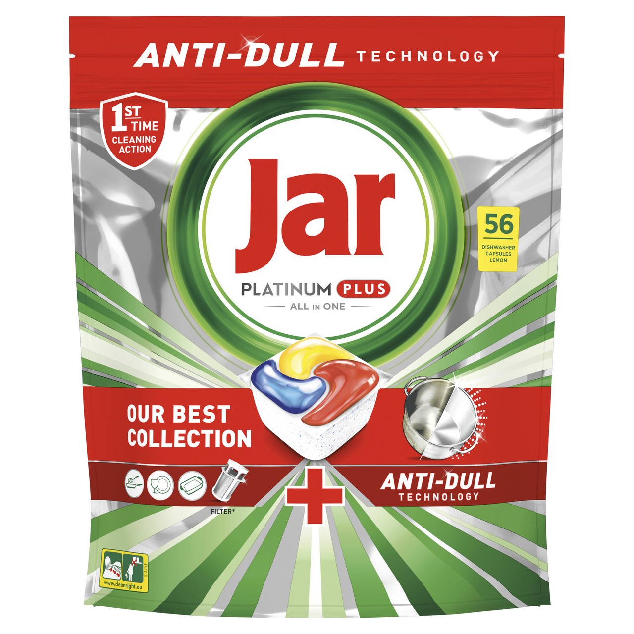 Jar Platinum Plus All in One Kapsle do myčky 1x56 ks