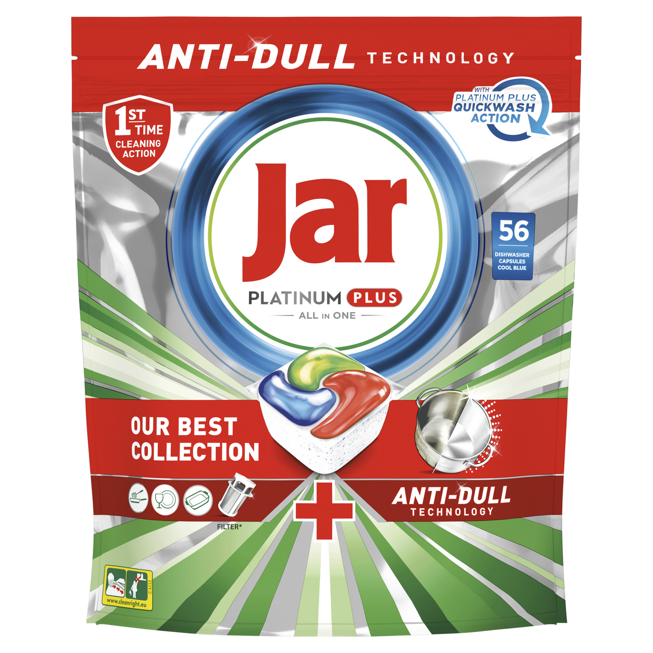 Jar Platinum Plus All in One Kapsle do myčky 1x56 ks