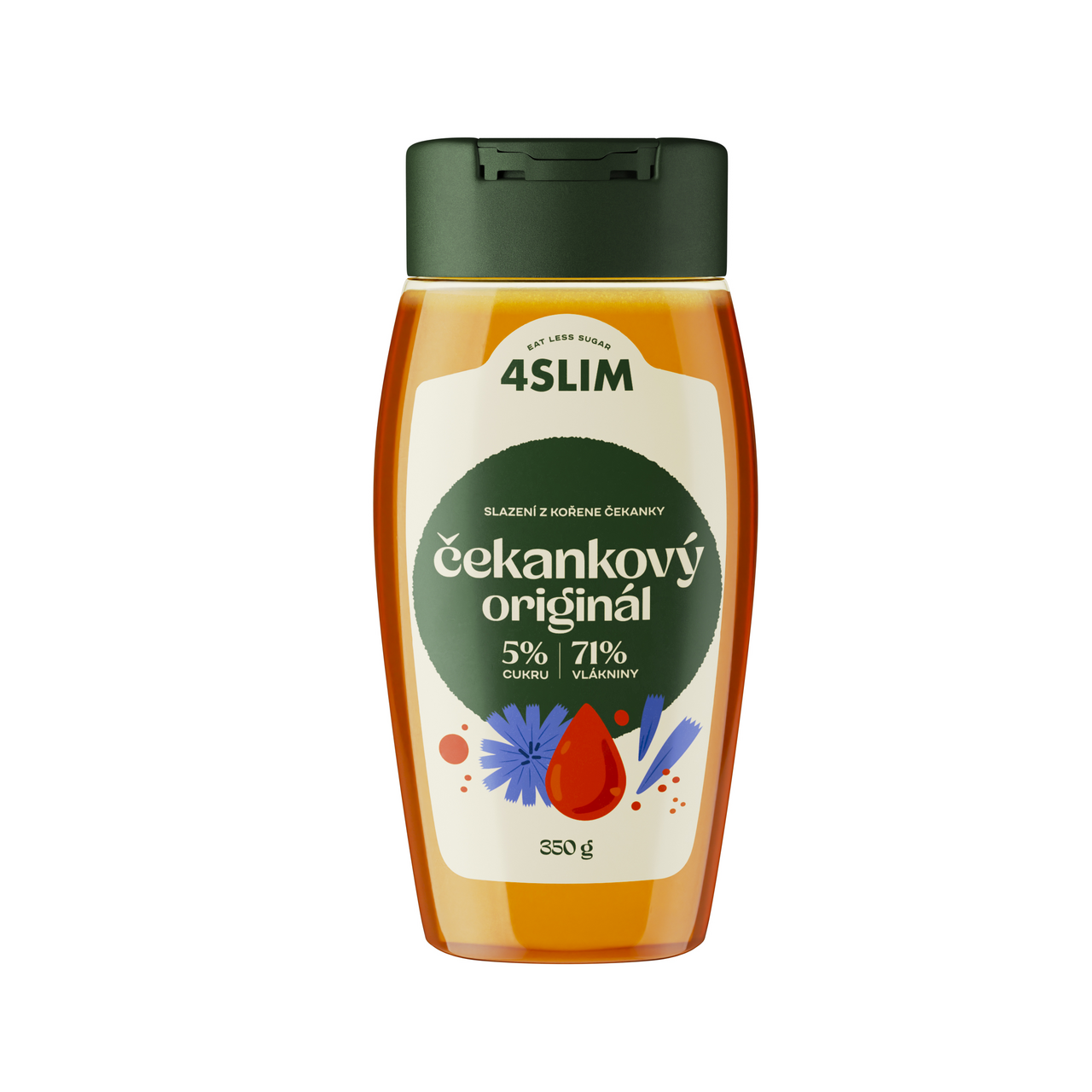 4Slim Čekankový sirup Original 350 g