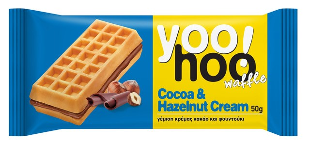Yoo!hoo Vafle kakao-oříšek 12 x 50 g