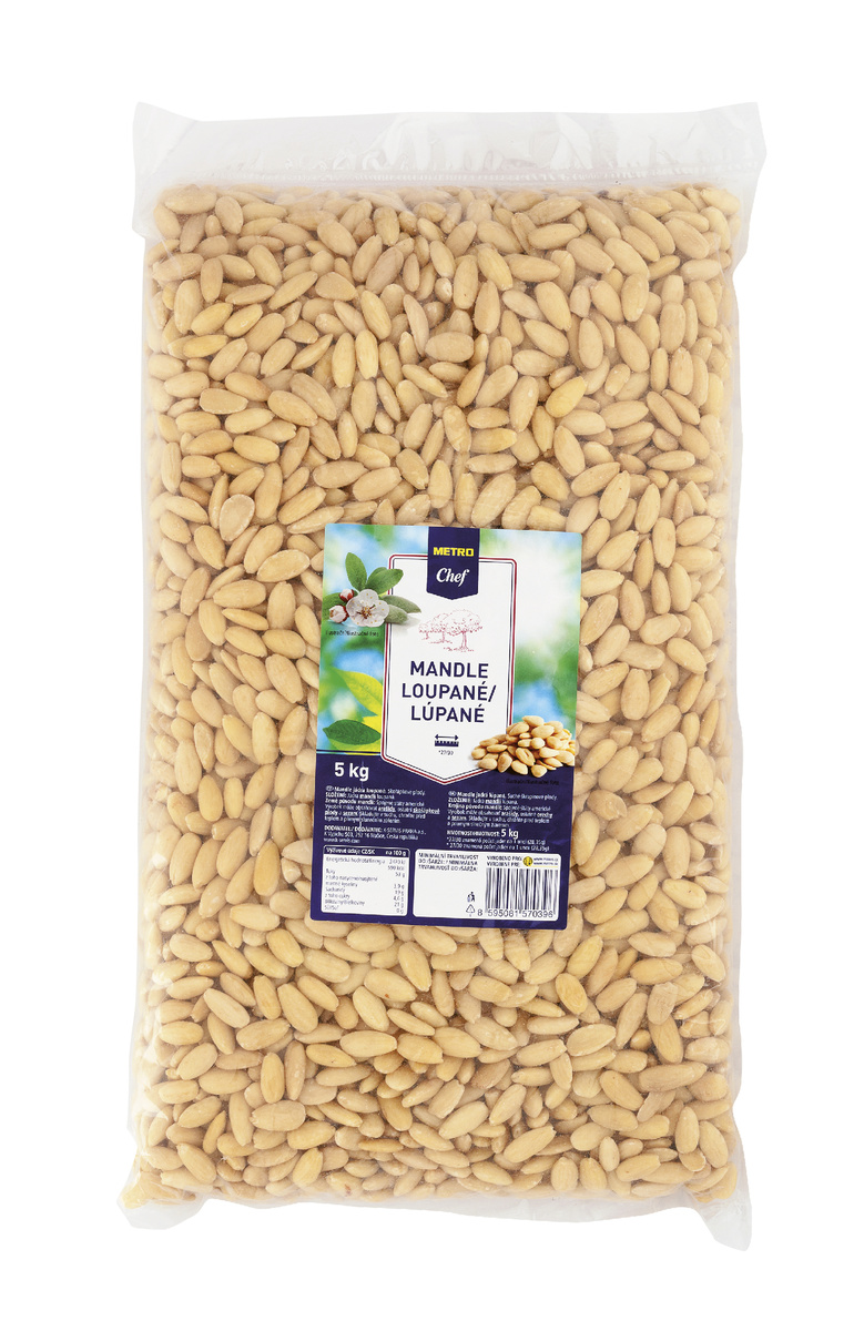 METRO Chef Mandle jádra blanšírovaná 5 kg