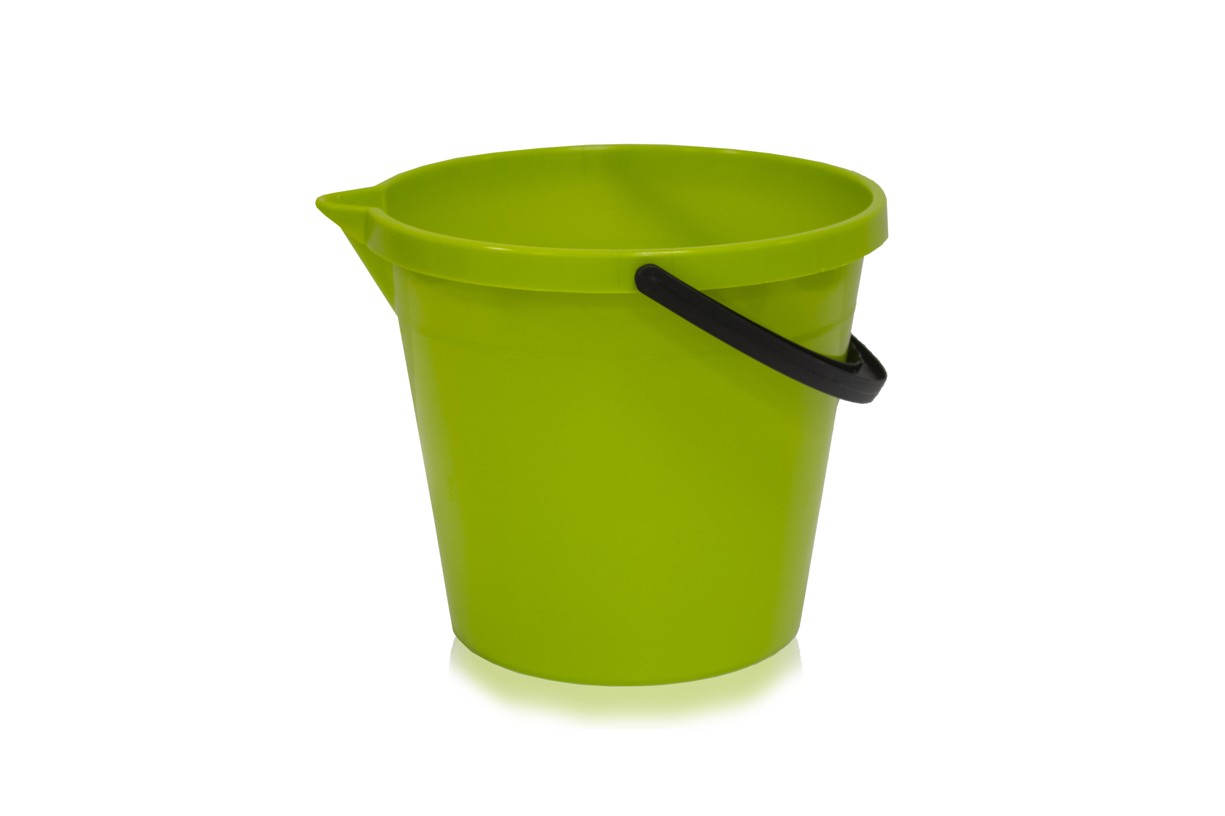 PLASTKON Vědro s nálevkou 12 l polypropylen zelené 1 ks