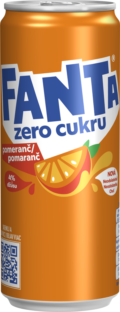 FANTA Orange Zero 330 ml plech