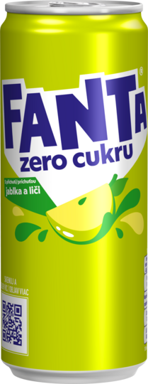 FANTA Zero jablko liči 24 x 330 ml plech