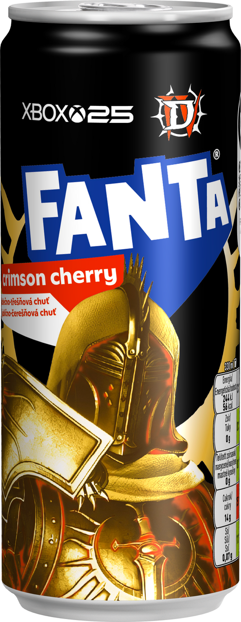 FANTA Crimson Cherry/třešeň 24 x 330 ml plech
