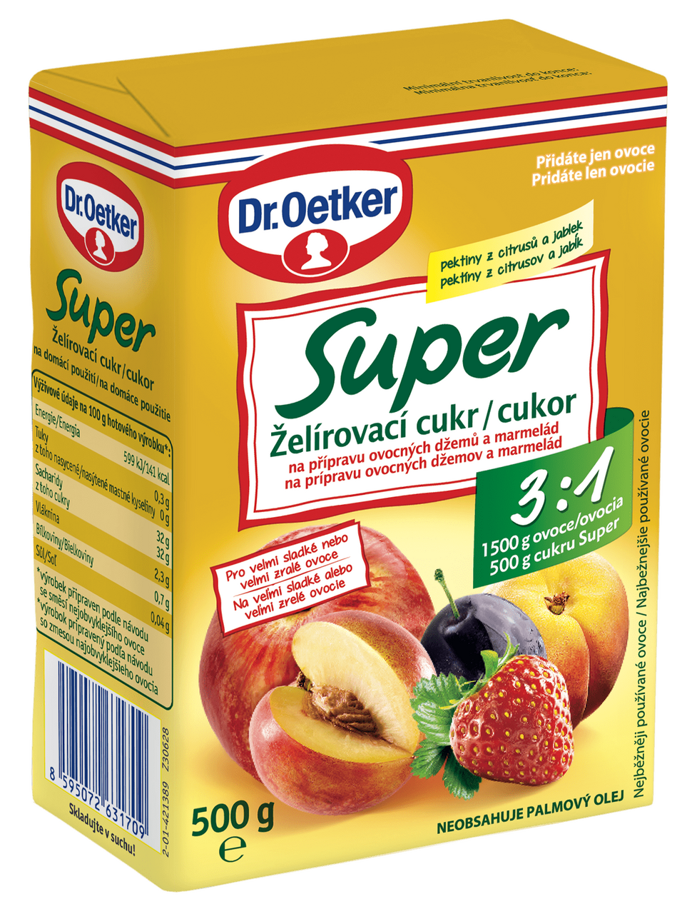 Dr. Oetker Extra Želírovací cukr 3:1 500 g