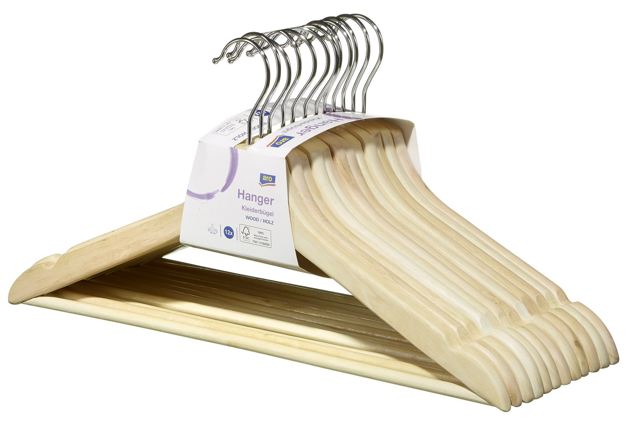 aro Natural Ramínko dřevěné 12 ks