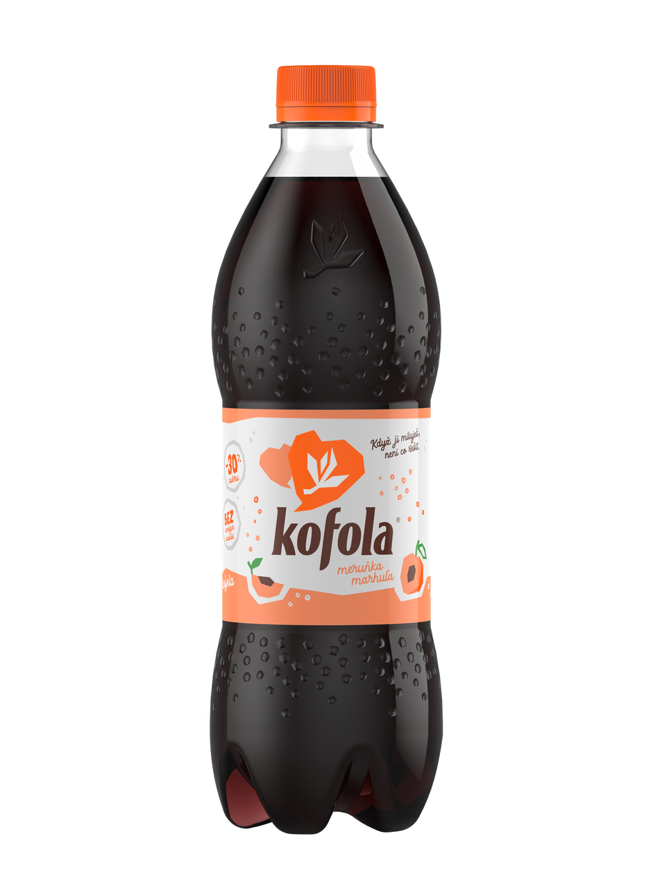 kofola Meruňka méně cukru 12 x 500 ml