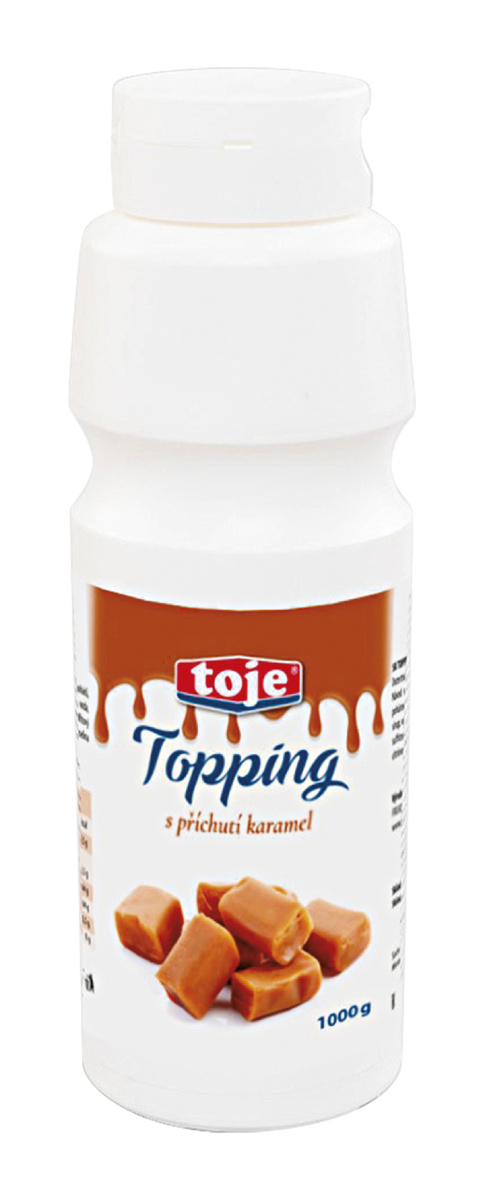 toje Topping příchuť karamel 1 kg