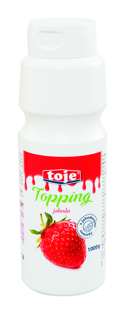toje Topping příchuť jahoda 1 kg