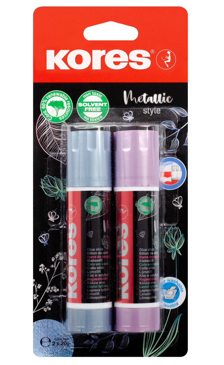 Kores Mettalic Style Lepidlo v tyčince 2 x 20 g