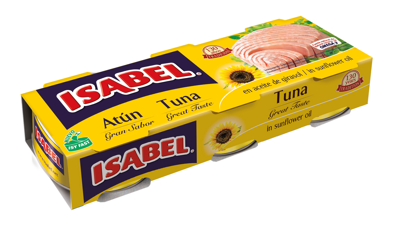 Isabel Tuňák ve slunečnicovém oleji 3 x 80 g