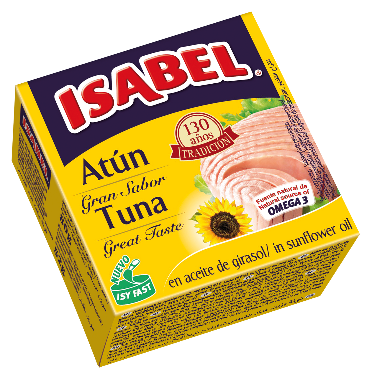 ISABEL Tuňák ve slunečnicovém oleji 80 g