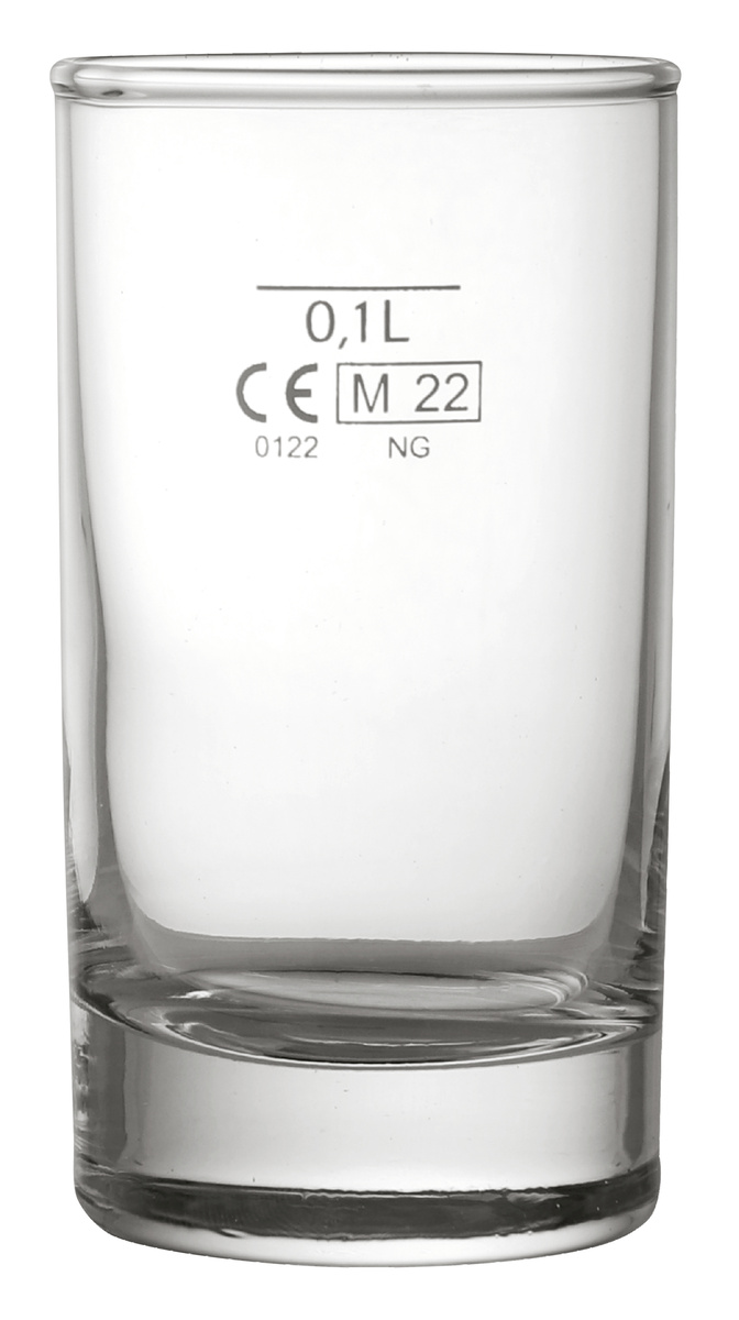 Uniglass Sklenice/panák s cejchem LIGHT CE 100 ml 12 ks