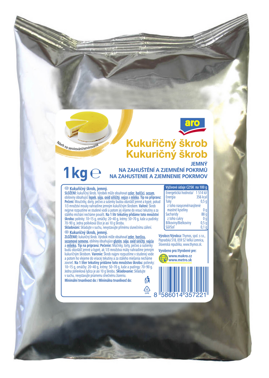 aro Škrob kukuřičný jemný 1 kg