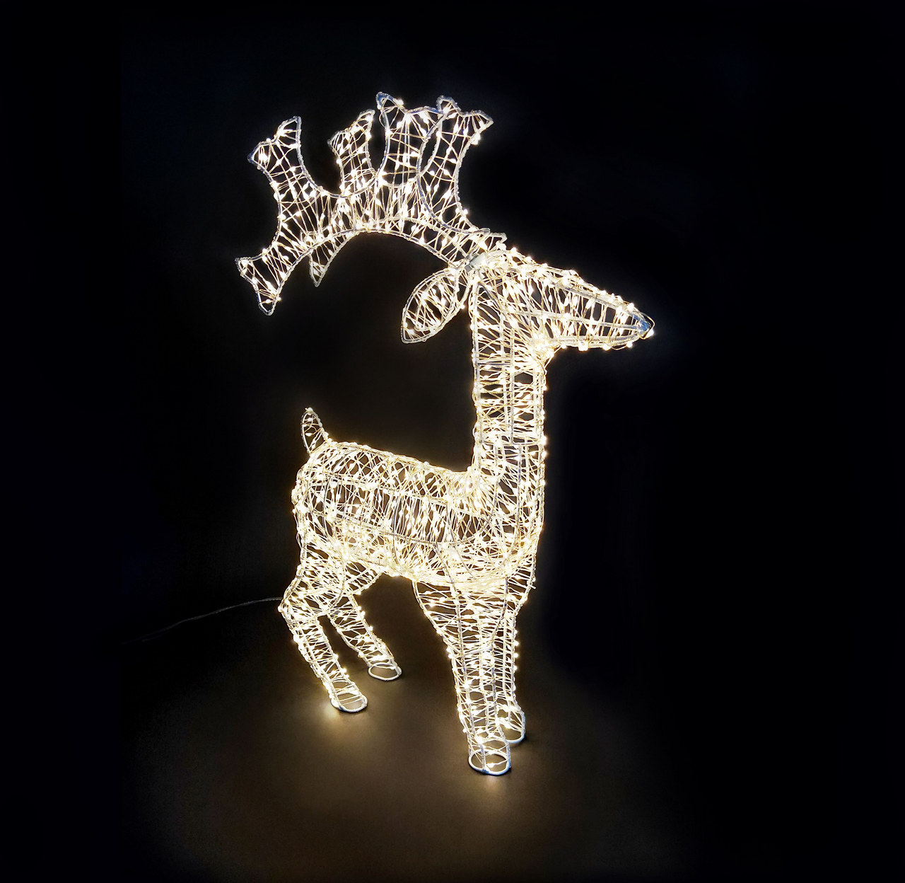 Tarrington House Vánoční světelný sob 63 cm 1000LED 1 ks