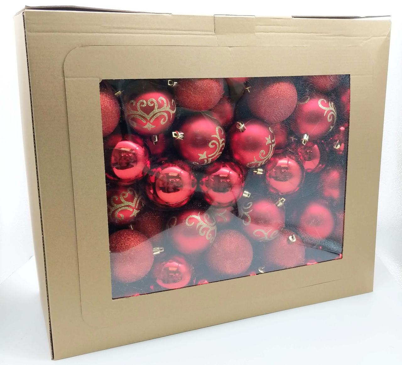 Vánoční koule Tarrington House červené 126 ks