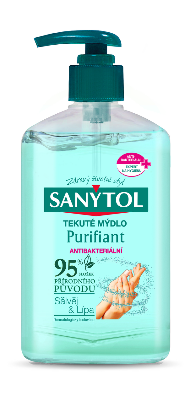 SANYTOL Purifiant Tekuté mýdlo antibakteriální 250 ml