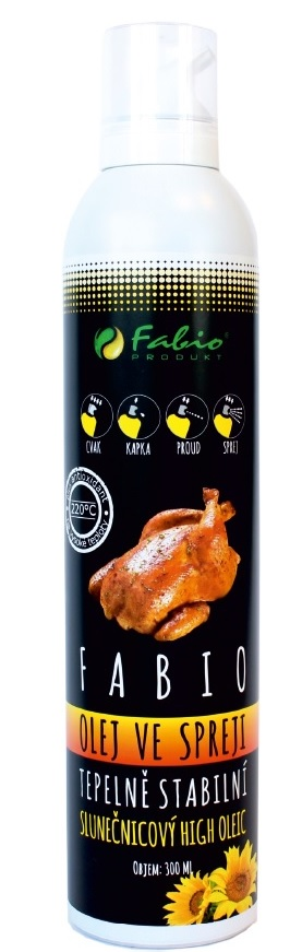 FABIO PRODUKT Fabio High Oleic Olej slunečnicový ve spreji 300 ml